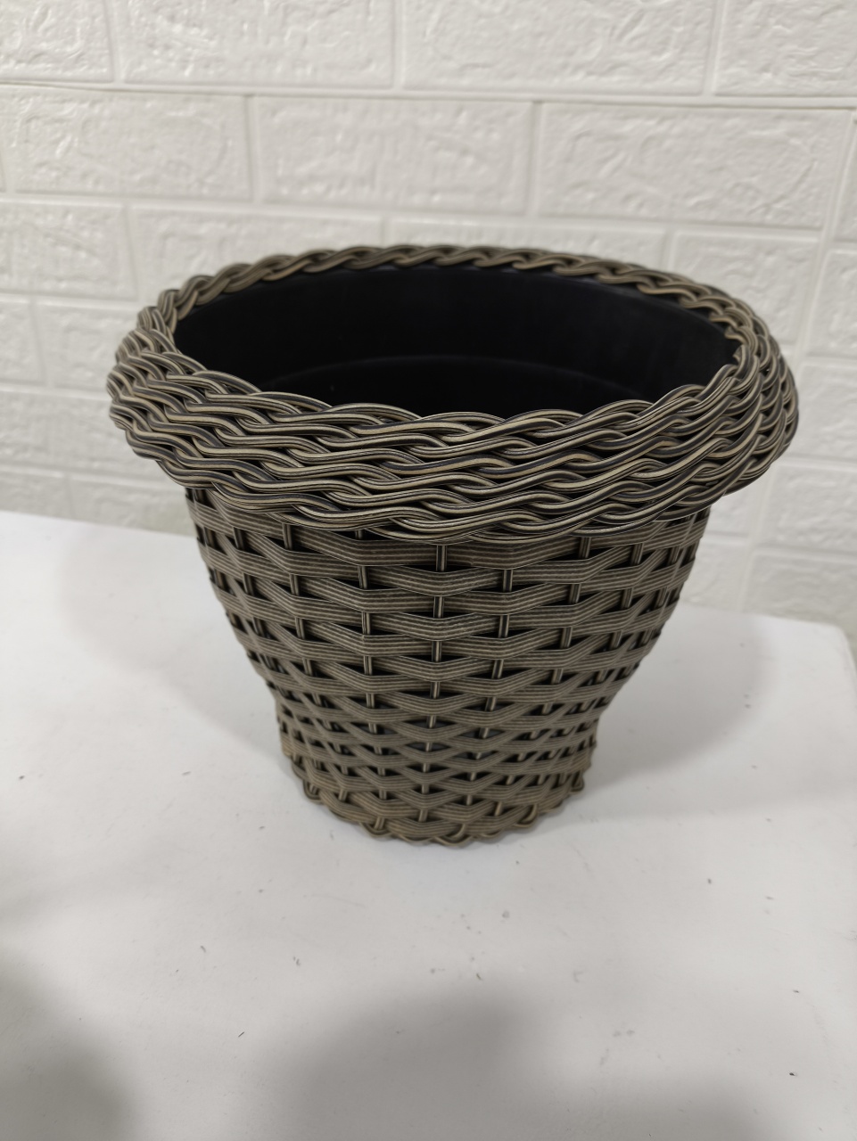 Vaso Estilo Palha 35 Cm Alt - Baloesfeitosdesonhos 