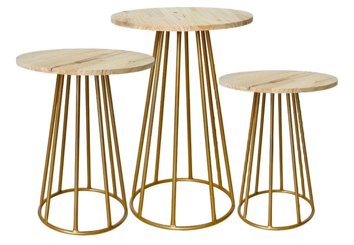 Mesa Trio Cone - Baloesfeitosdesonhos 