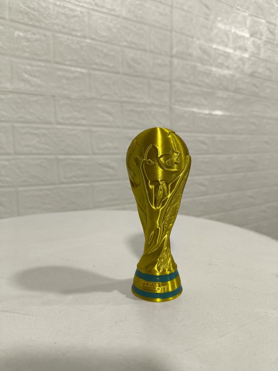 Mini Taca 3D Dourado Com Verde - Baloesfeitosdesonhos 