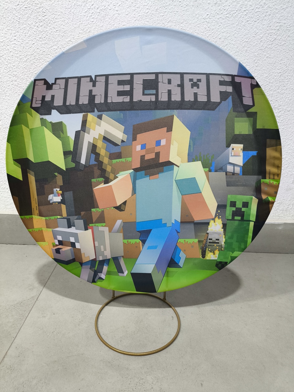 Mini Painel Minecraft 50X50 - Baloesfeitosdesonhos 