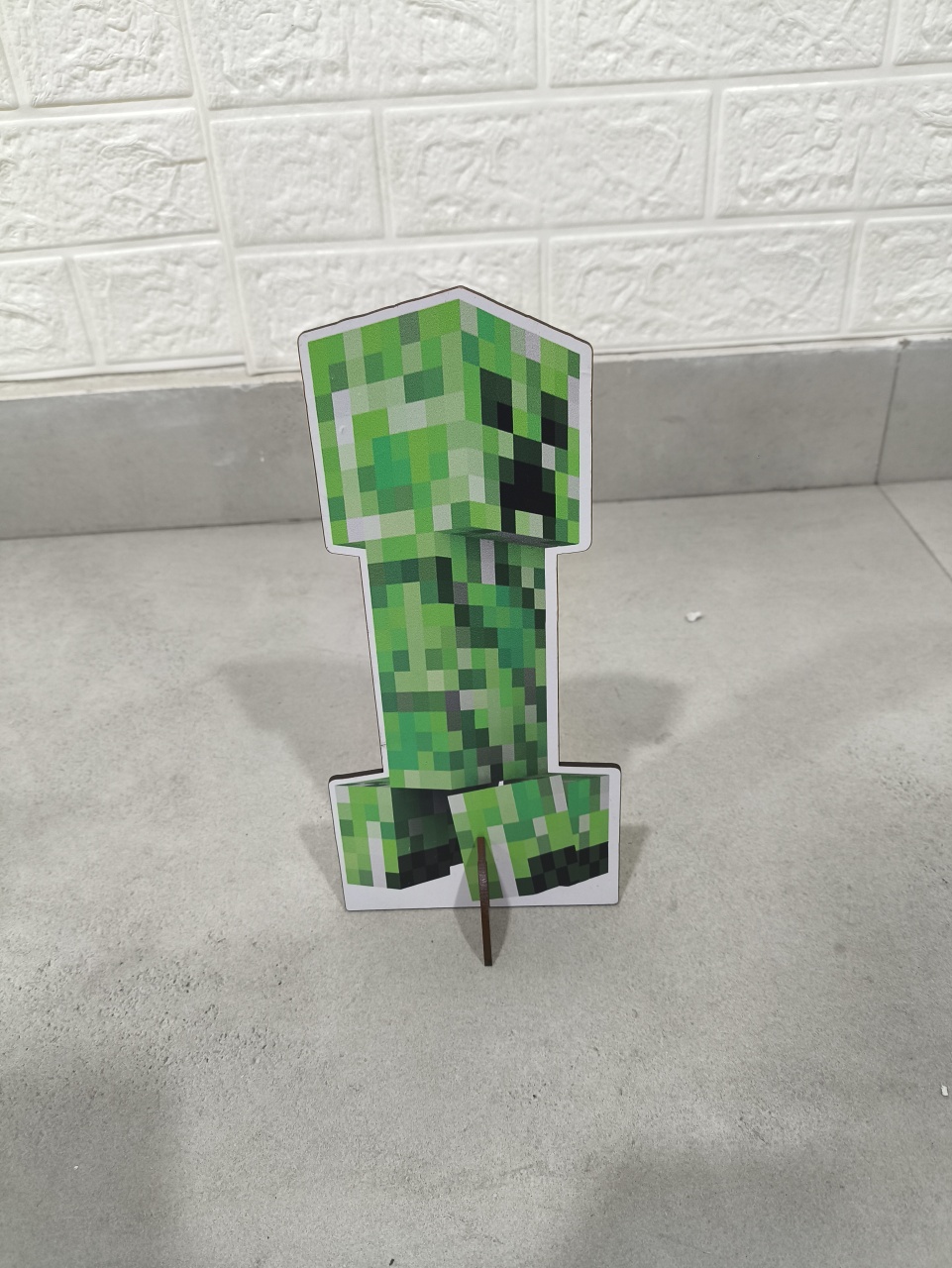 Display Simples 25Cm Minecraft Zumbi - Baloesfeitosdesonhos 