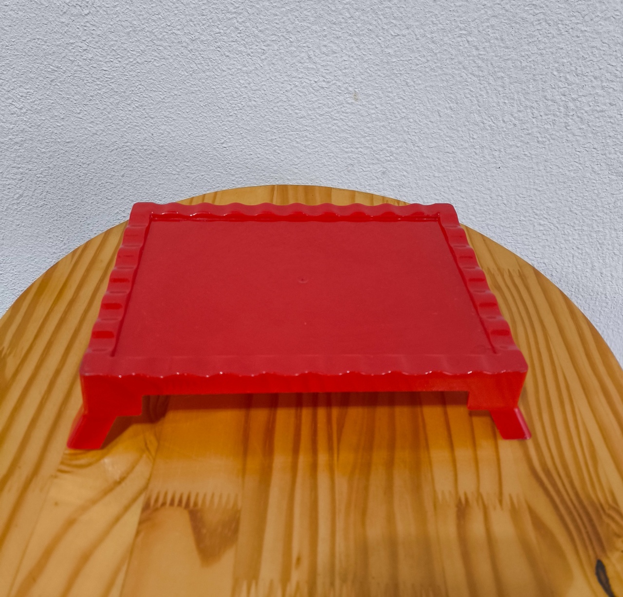 Doceira Retangular Vermelho 20Cm  - Baloesfeitosdesonhos 