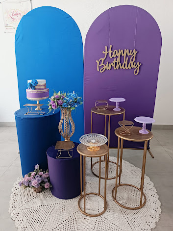 Kit Azul E Roxo2 - Baloesfeitosdesonhos 