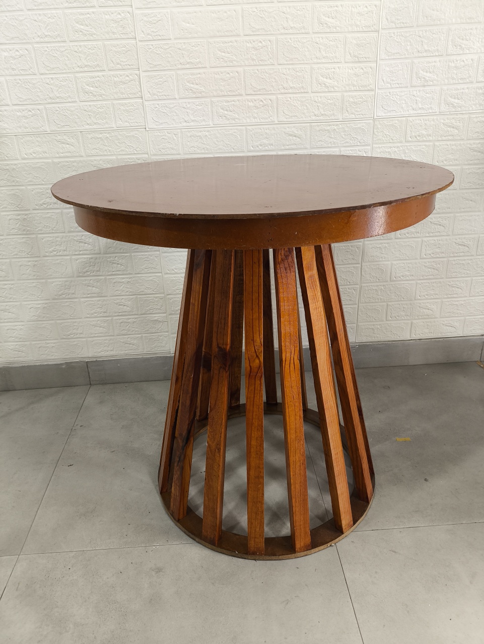 Mesa Rustica 80 Cm - Baloesfeitosdesonhos 