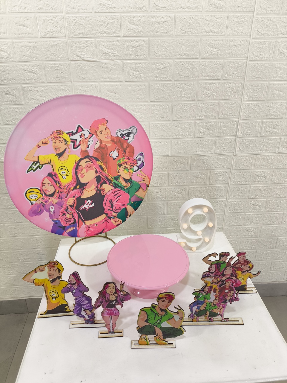Kit de Mesa 50X50 - Baloesfeitosdesonhos 