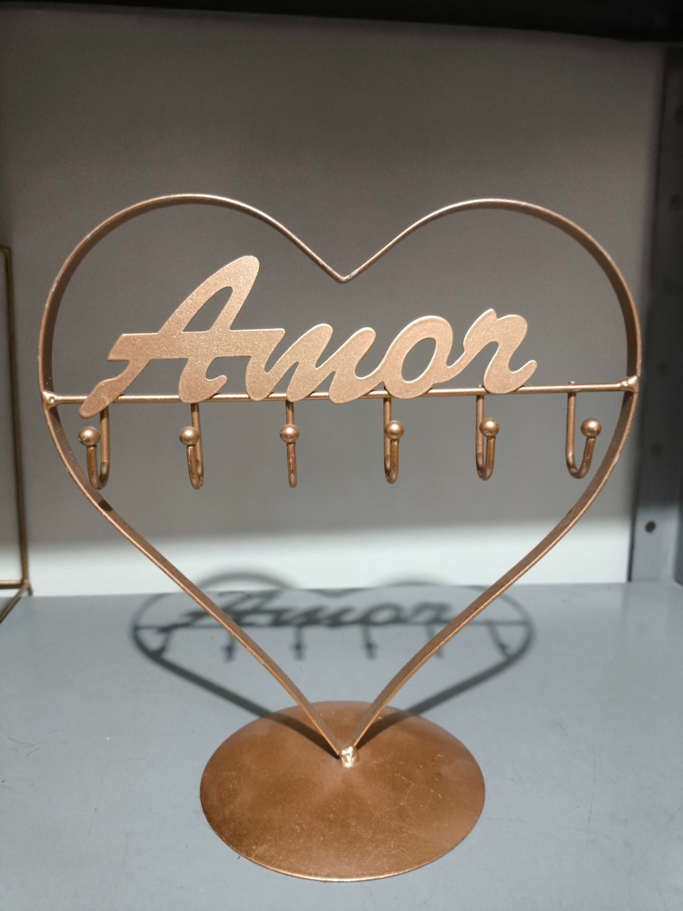 Suporte Amor 16Cm Aramado  - Baloesfeitosdesonhos 