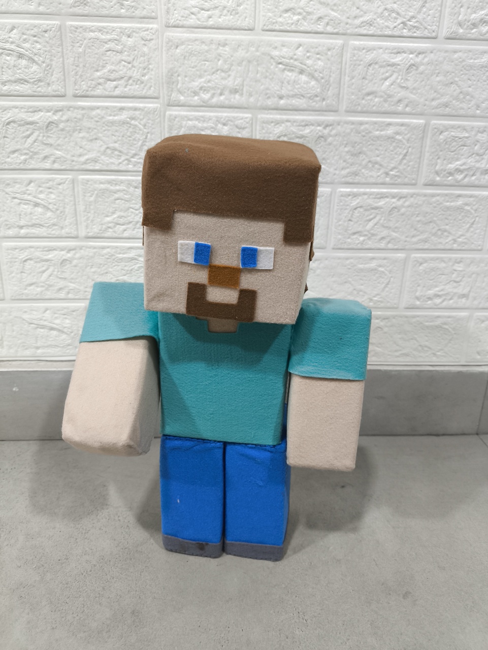 Personagens Azul Minecraft 3D - Baloesfeitosdesonhos 