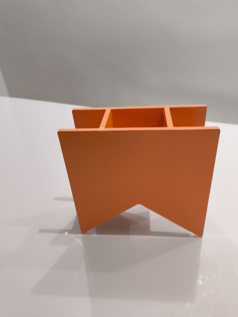 Bandeirinha 3D Cachepô Laranja - Baloesfeitosdesonhos 