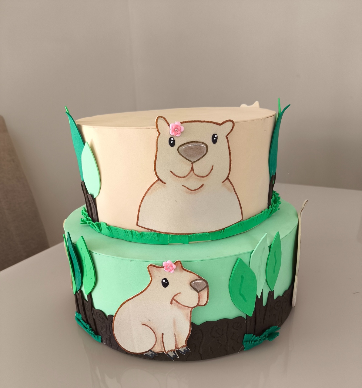 Bolo Fake Capivara  - Baloesfeitosdesonhos 