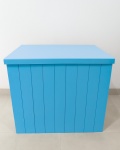 Mesa Quadrada Com Risquinhos Azul (G)Mdf - imagem 3