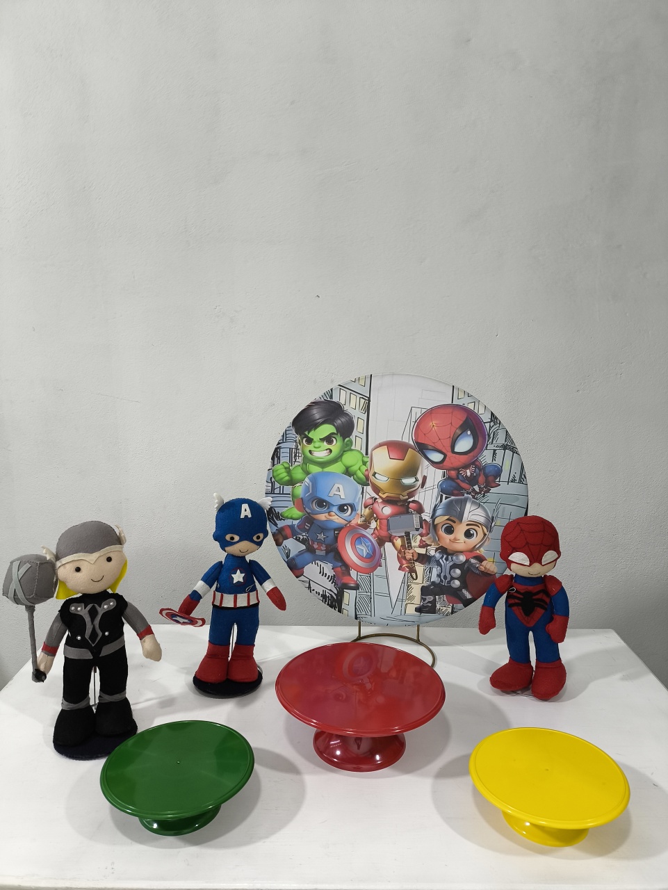 Kit Festa Na Mesa 50X50 Heróis Baby - Baloesfeitosdesonhos 