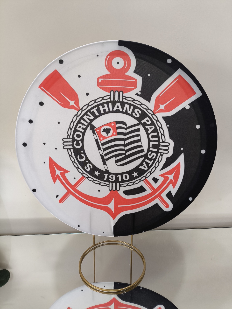 Mini Painel Corinthians 50X50 - Baloesfeitosdesonhos 