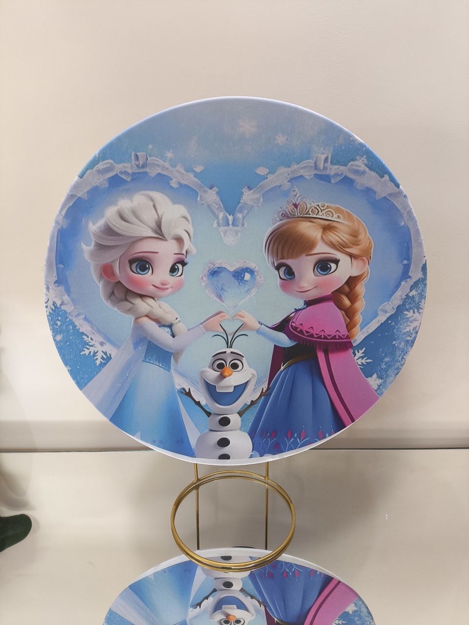 Mini Painel Frozen E Ana Baby 50X50 - Baloesfeitosdesonhos 