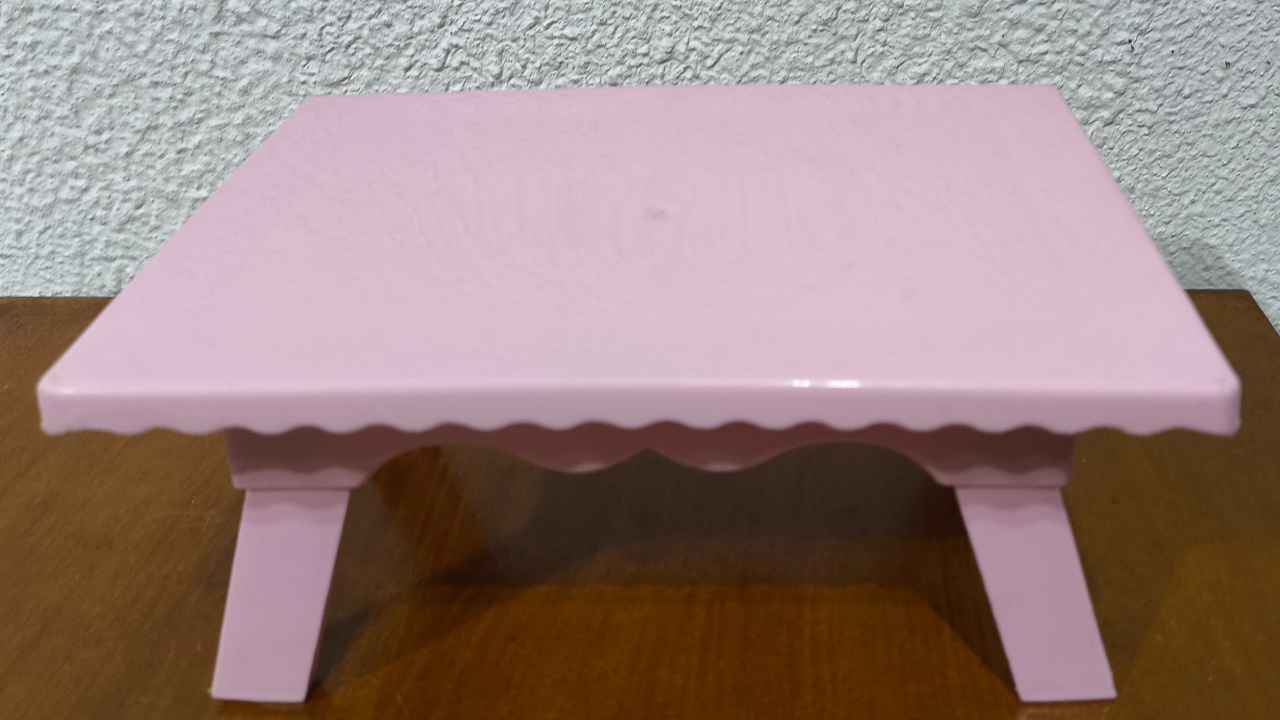 Doceira Retangular Alta, Rosa Claro - Baloesfeitosdesonhos 