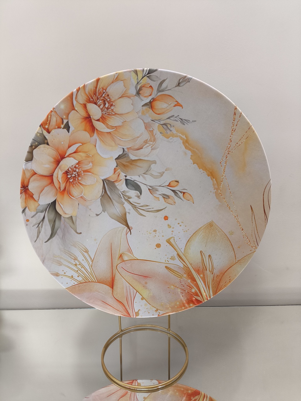 Mini Painel Floral Amarelo 50X50 - Baloesfeitosdesonhos 