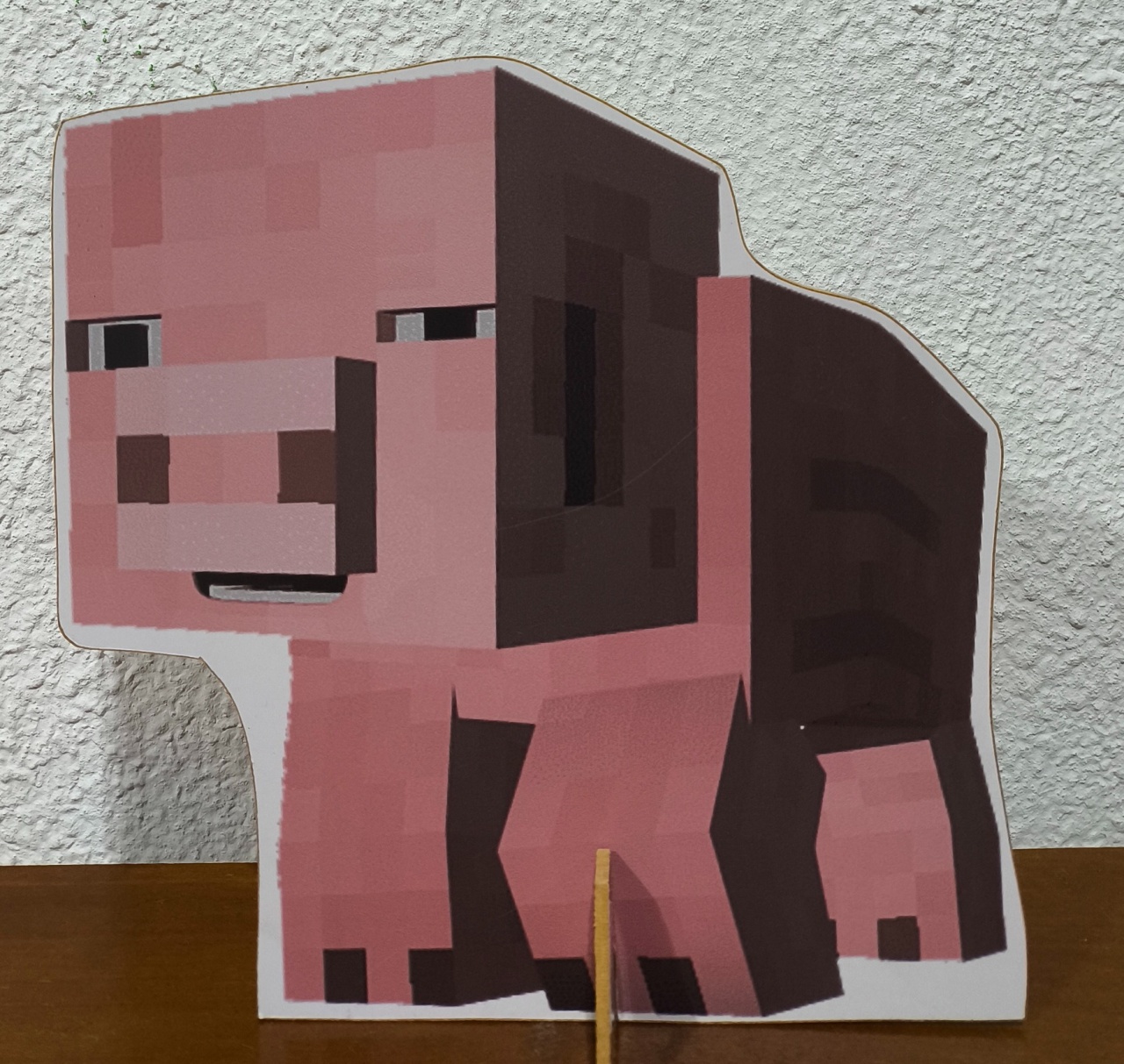 Display 20Cm, Porco Do Minecraft  - Baloesfeitosdesonhos 