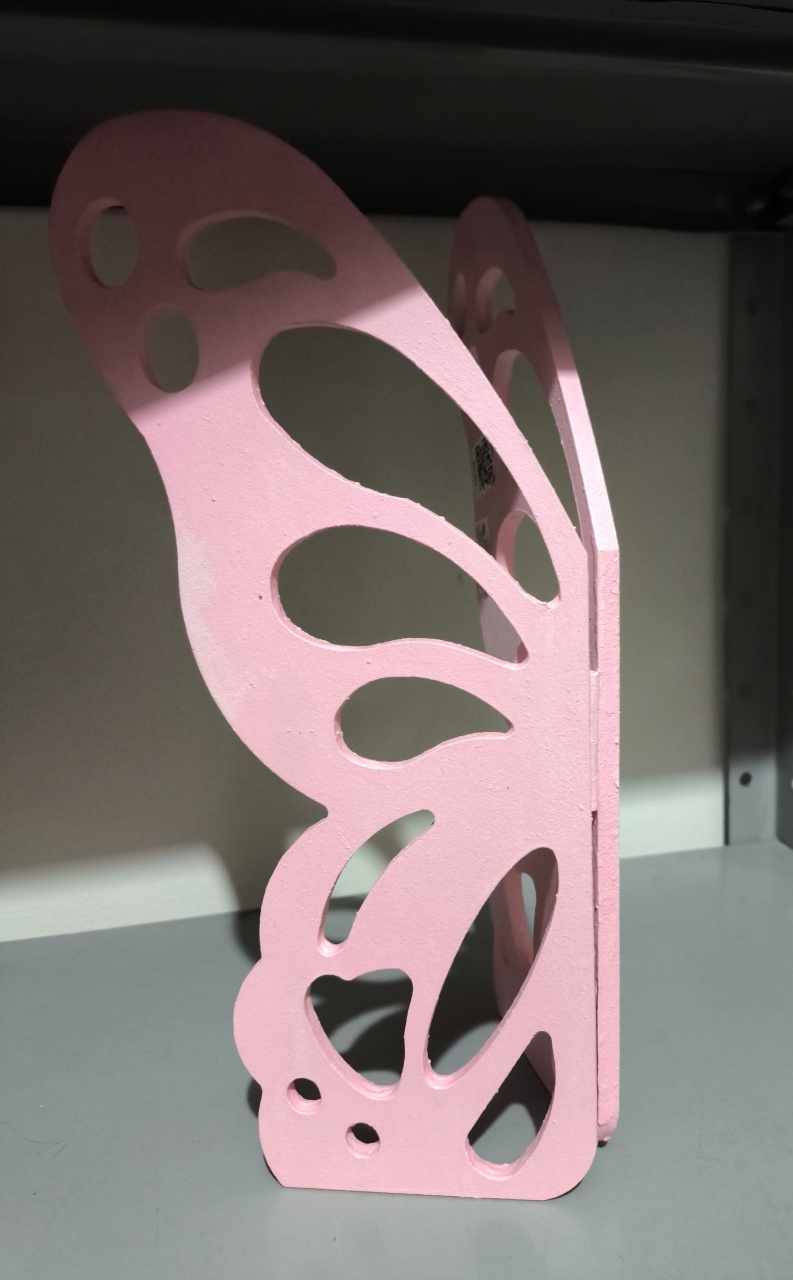 Borboleta Mdf Cor de Rosa 26Cm - Baloesfeitosdesonhos 