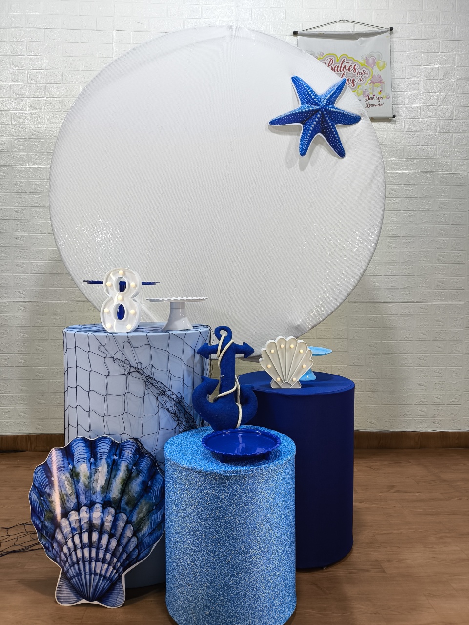 Kit Mini Table Oceano - Baloesfeitosdesonhos 