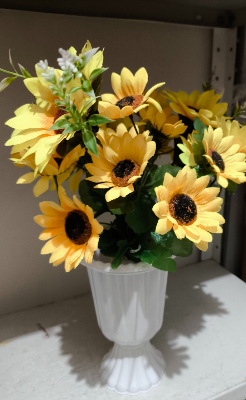 Arranjo de Flores Girassol  - Baloesfeitosdesonhos 