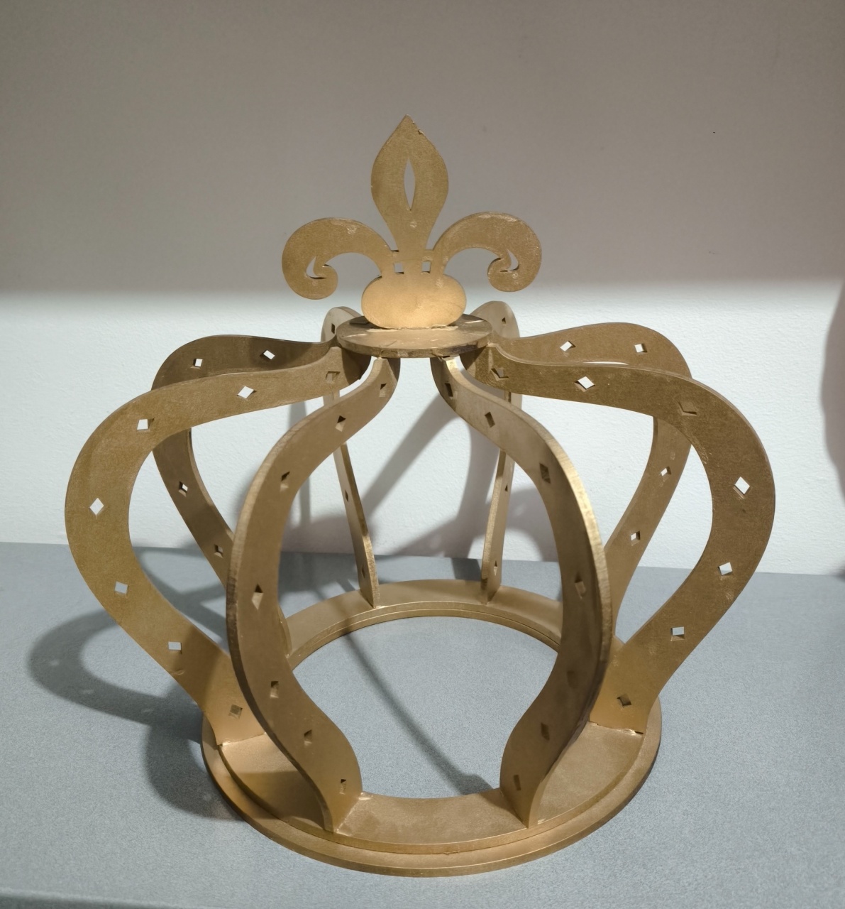Coroa Mdf 30Cm - Baloesfeitosdesonhos 