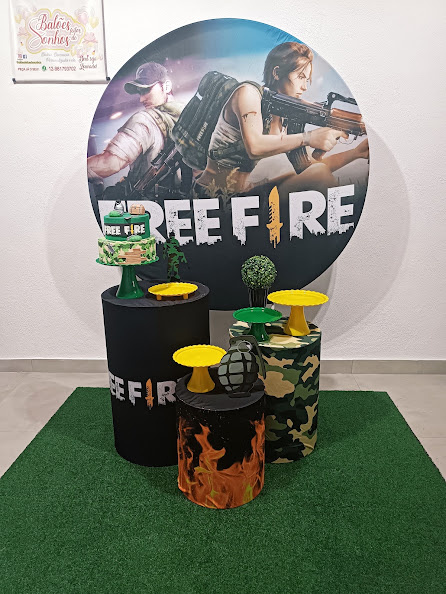 Kit Mini Table Freefire 1 - Baloesfeitosdesonhos 