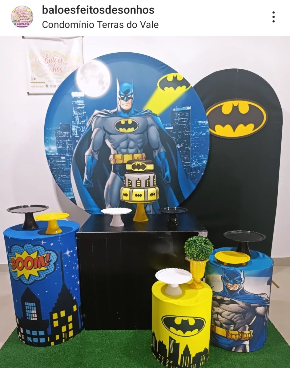 Kit Big Festa Batman  - Baloesfeitosdesonhos 