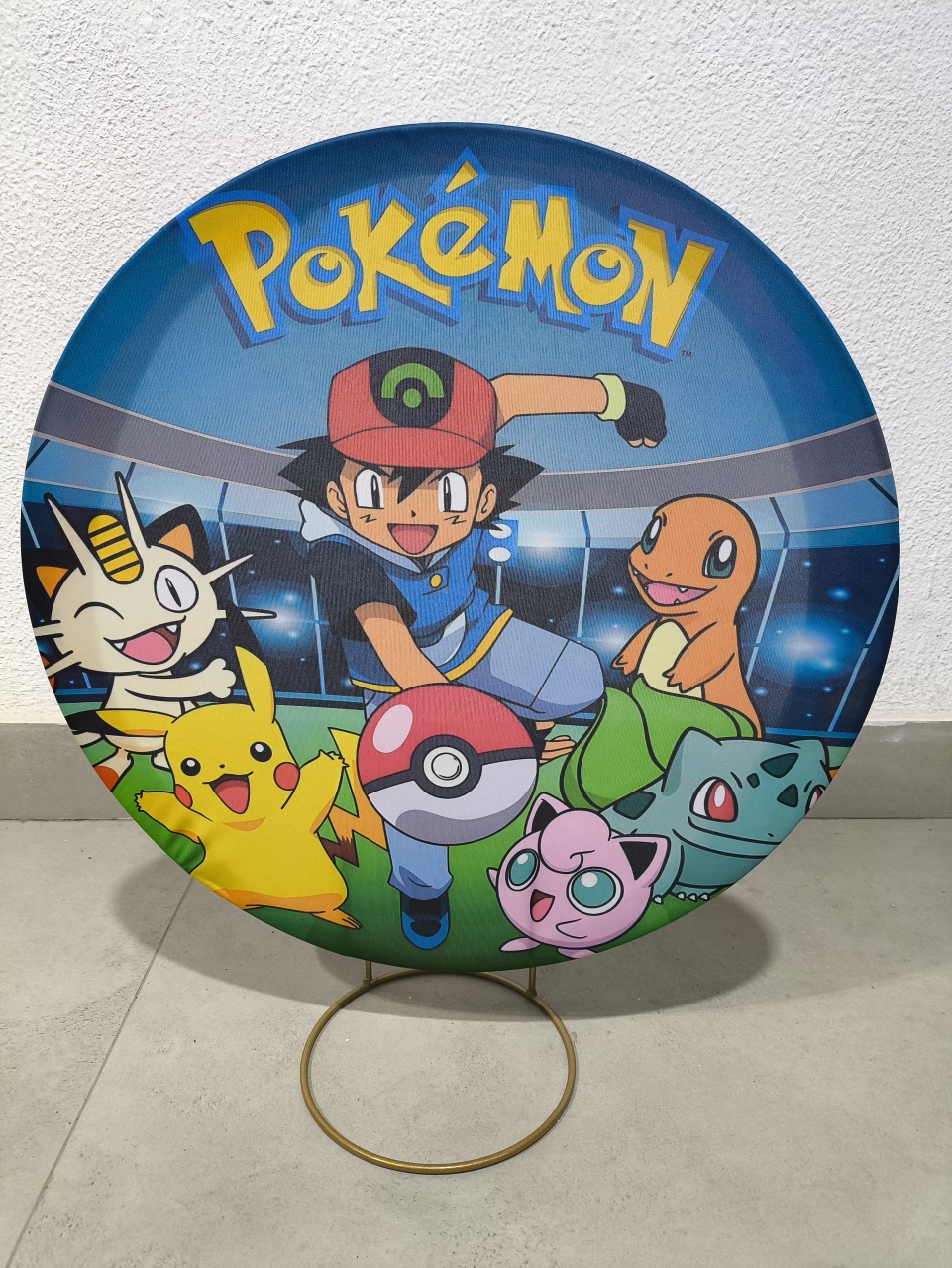 Mini Painel Pokémon 50X50 - Baloesfeitosdesonhos 