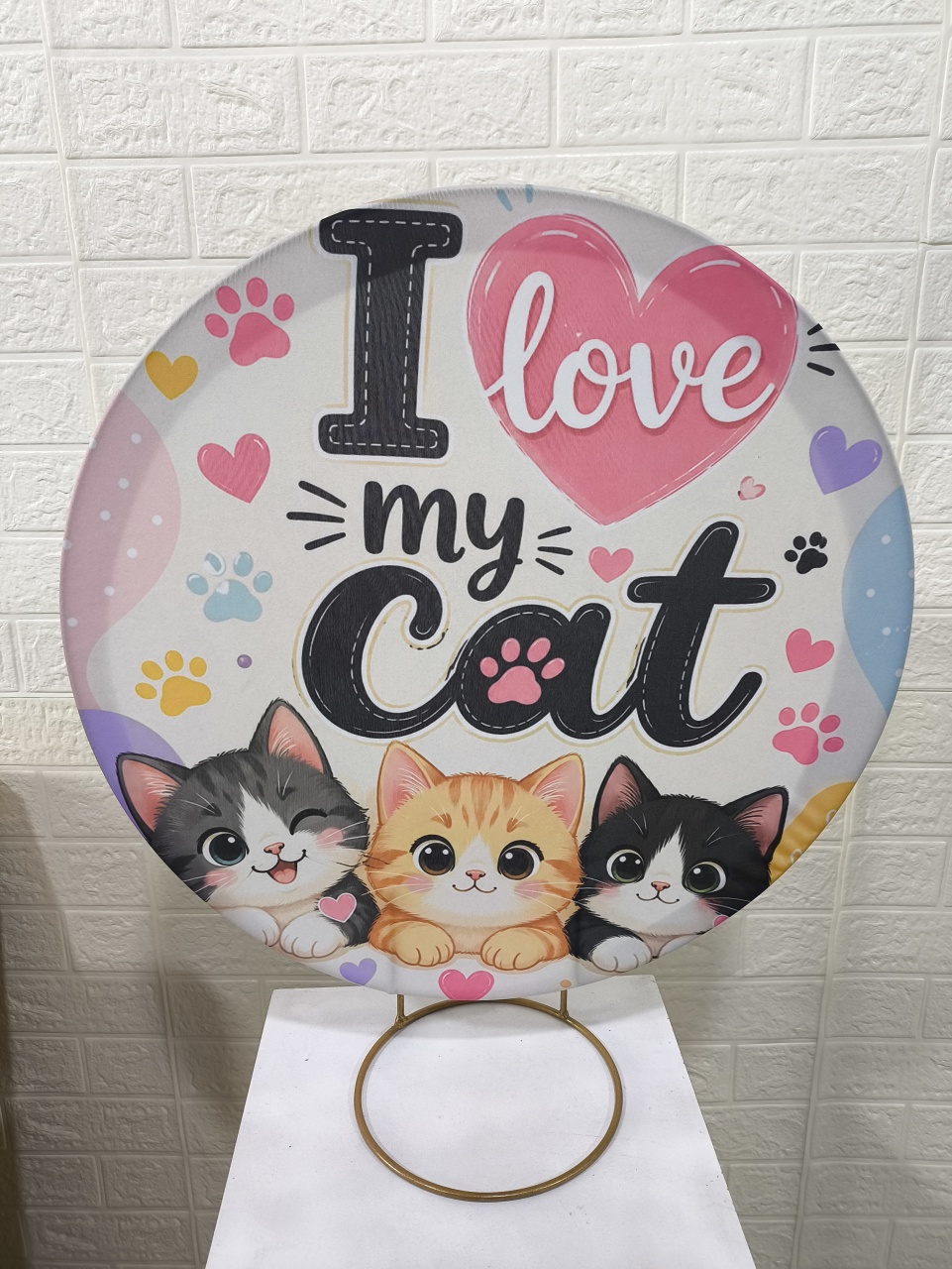 Mini Painel 50X50 Pets - My Cat - Baloesfeitosdesonhos 