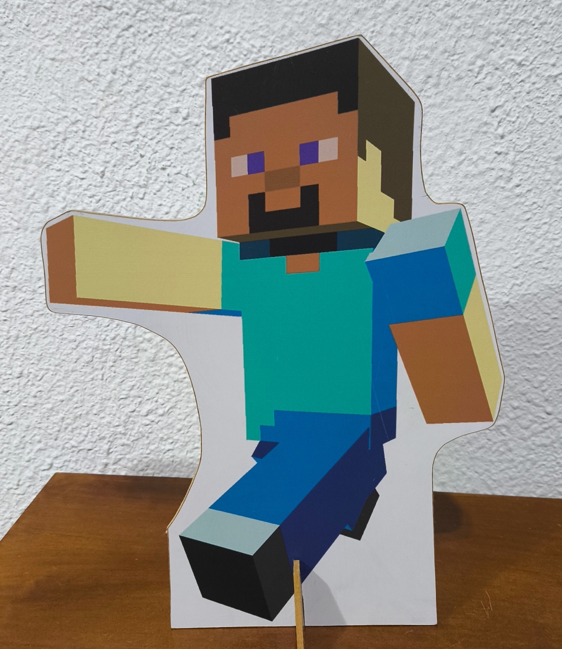 Display 30Cm, Steve Do Minecraft  - Baloesfeitosdesonhos 