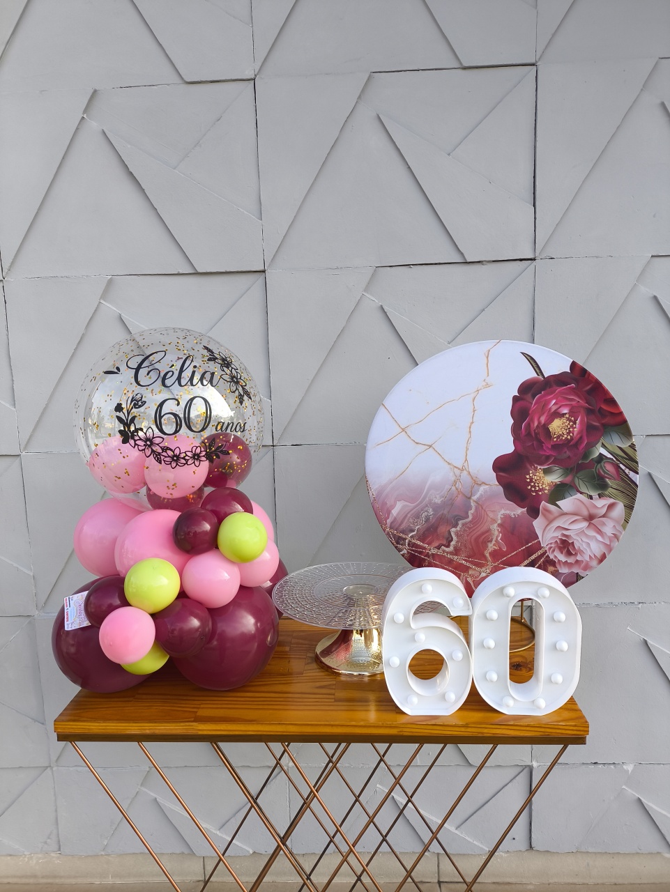Kit Festa Na Mesa Com Balão Personalizado E Mesa - Baloesfeitosdesonhos 