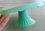 Boleira Verde Água Ondulada  - imagem 1
