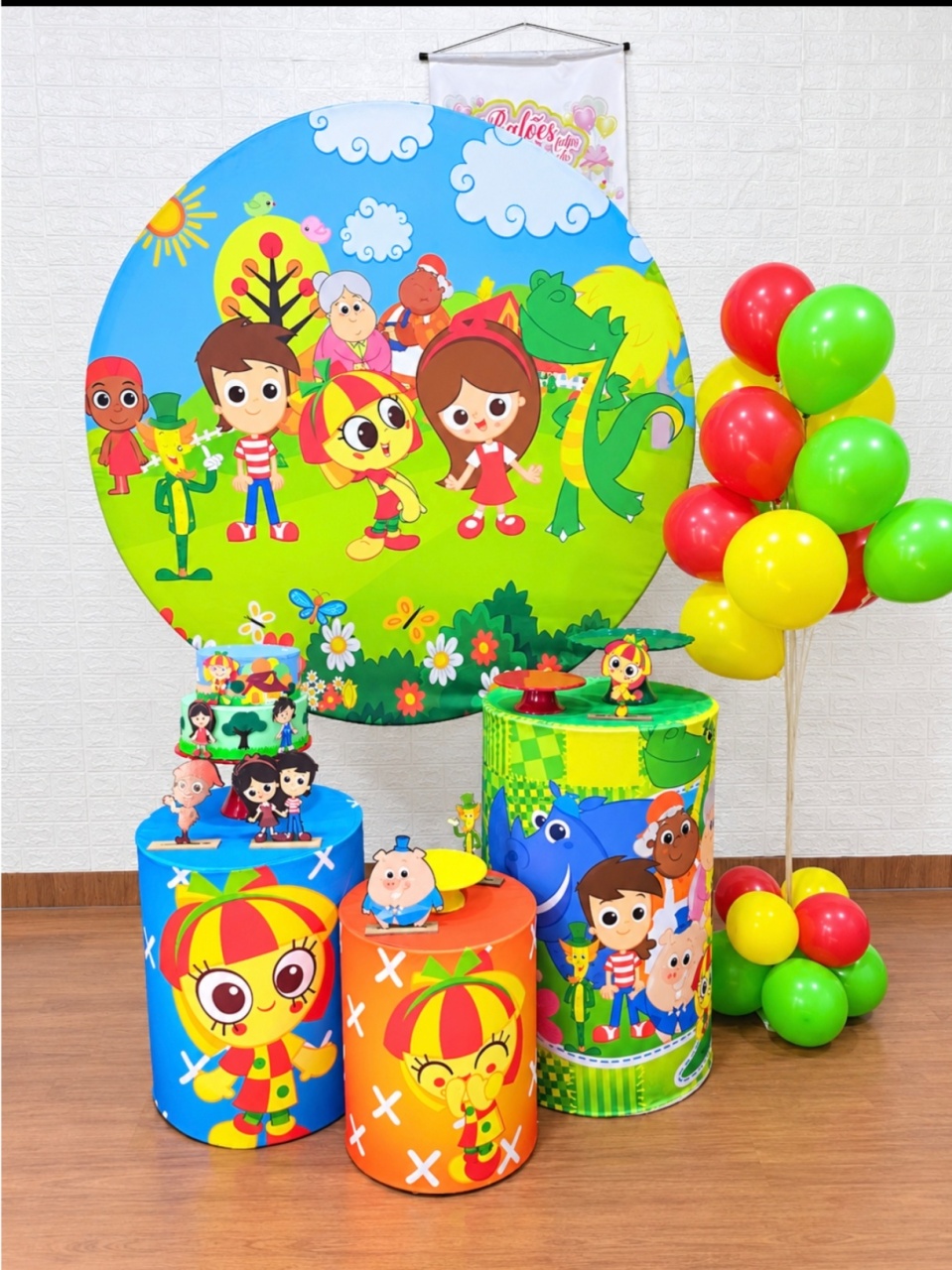 Kit Mini Table Com Suporte de Bexiga - Baloesfeitosdesonhos 