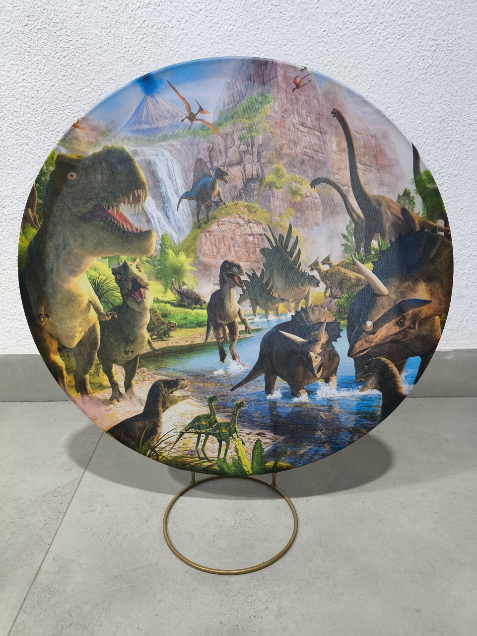 Mini Painel Dinossauro 50X50 - Baloesfeitosdesonhos 