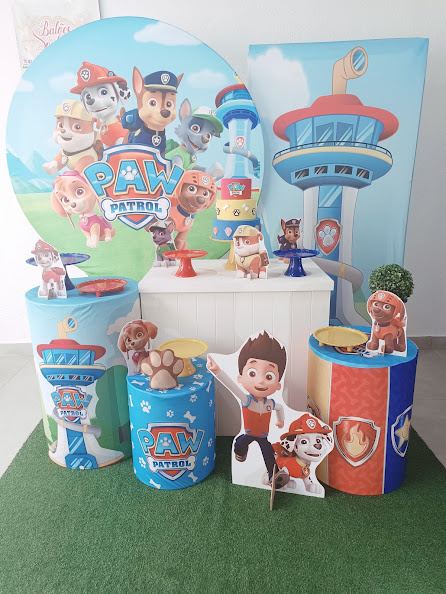 Kit Big Festa - Patrulha Completa3 - Baloesfeitosdesonhos 