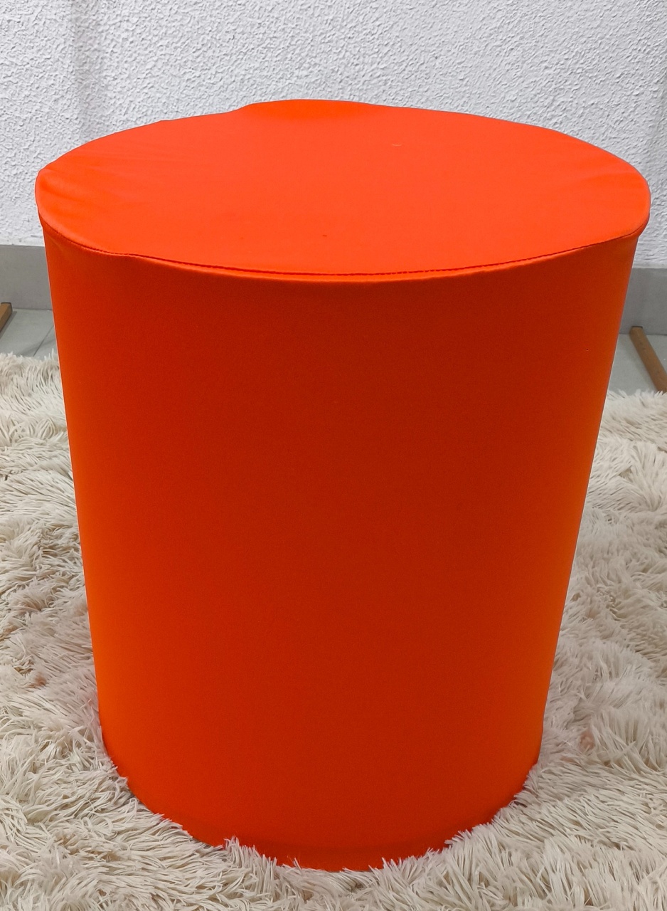 Capa de Cilindro Laranja P - Baloesfeitosdesonhos 
