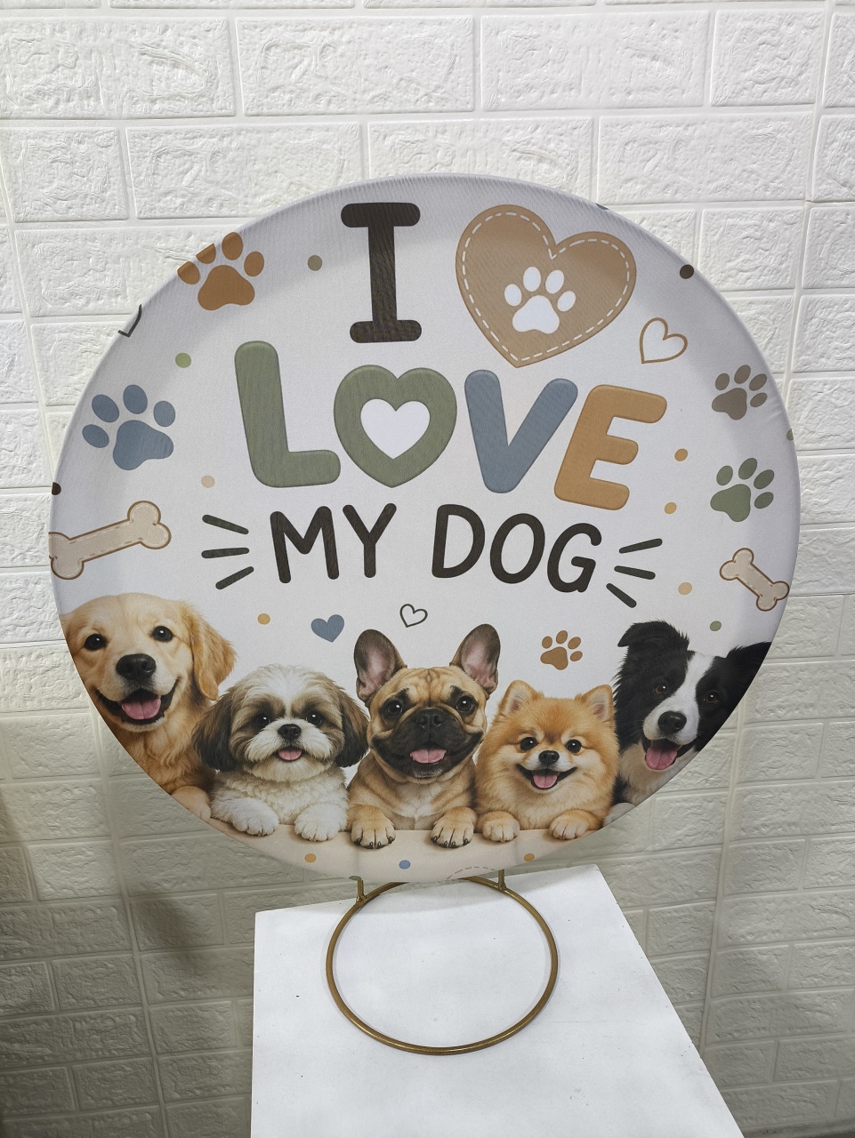 Mini Painel 50X50 Pets - My Dog - Baloesfeitosdesonhos 