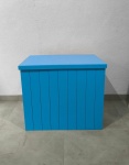 Mesa Quadrada Com Risquinhos Azul (G)Mdf - imagem 2