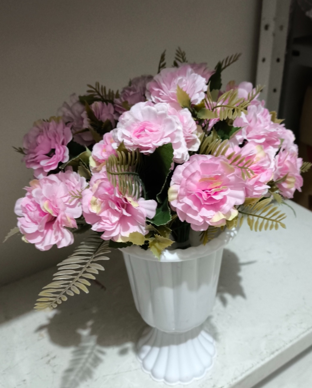 Arranjo de Flores Rosinha  - Baloesfeitosdesonhos 