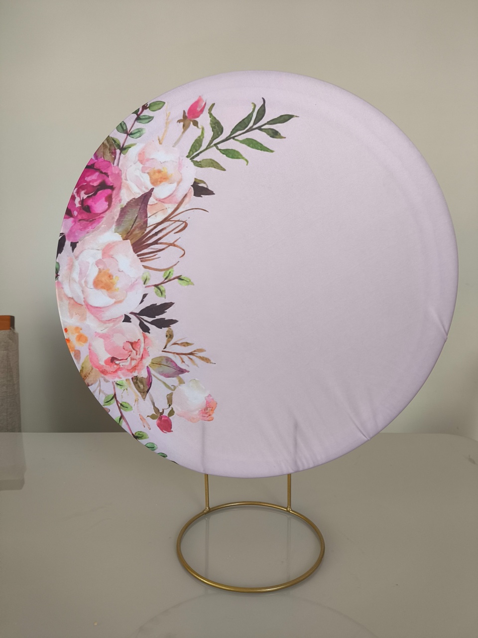 Mini Painel Floral Rosa - Baloesfeitosdesonhos 