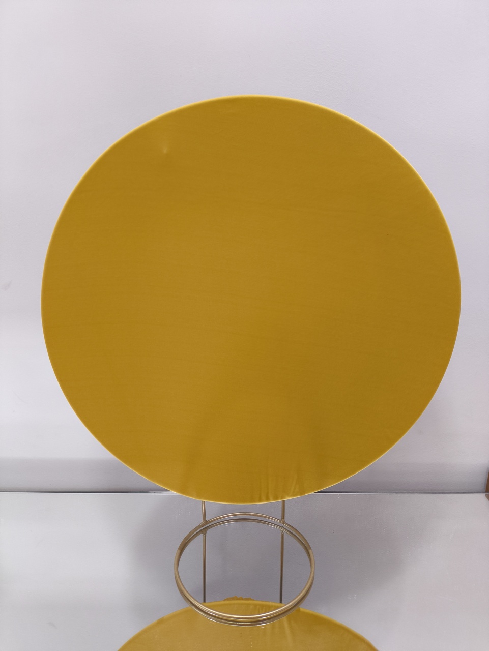 Mini Painel Mostarda Liso 50X50 - Baloesfeitosdesonhos 