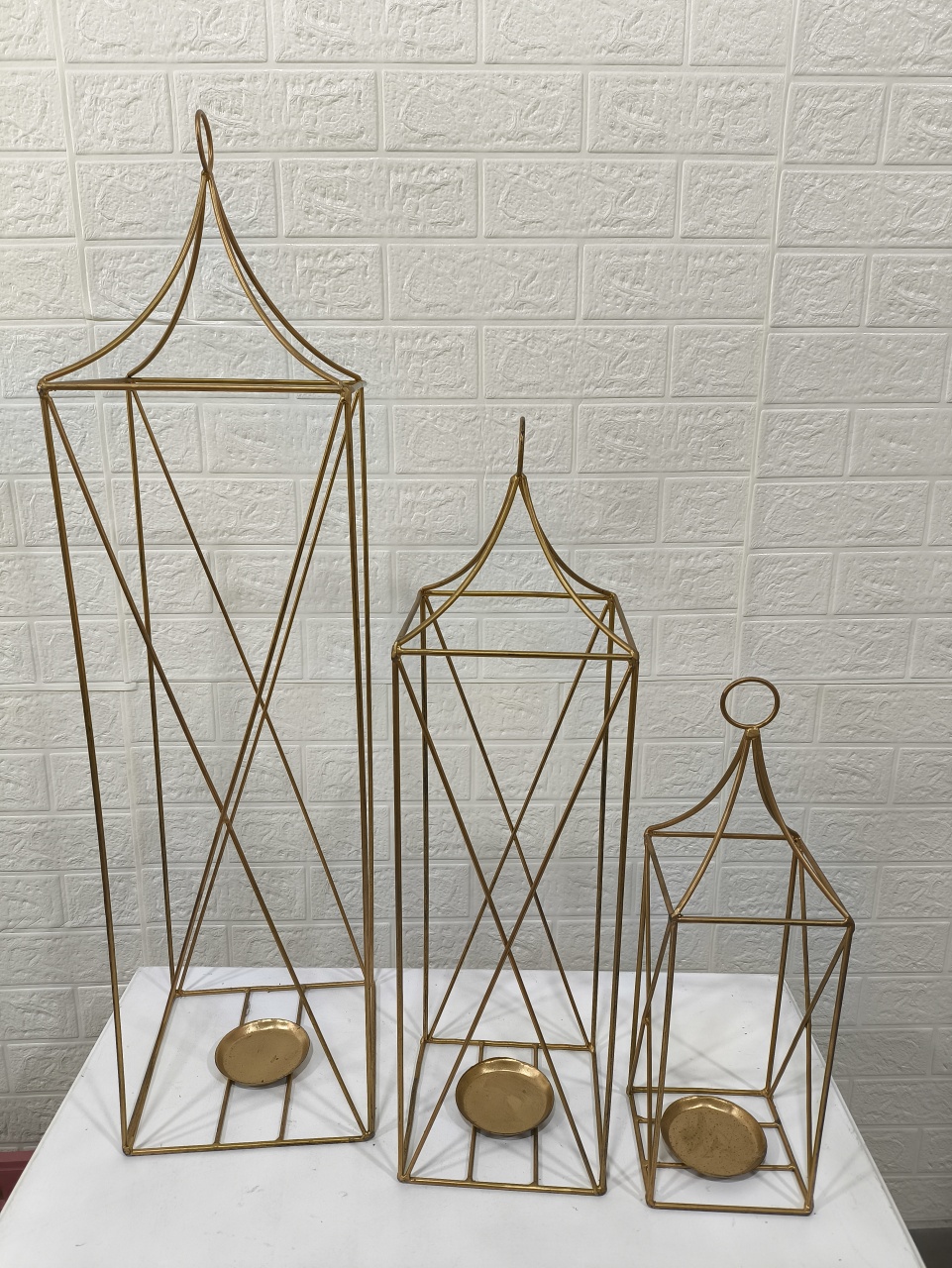 Trio de Lanterna Aramada Pm G - Baloesfeitosdesonhos 