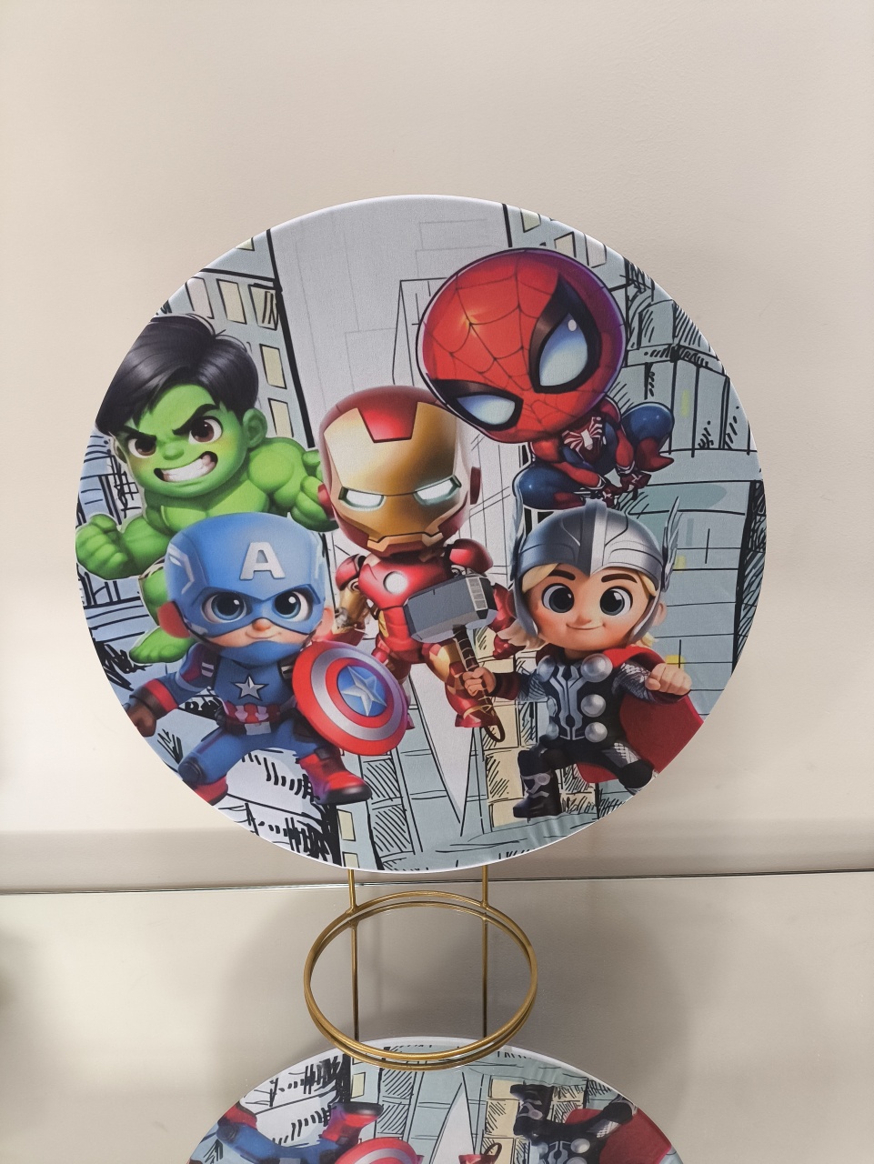 Mini Painel Heróis Adventure Baby 50X50 - Baloesfeitosdesonhos 