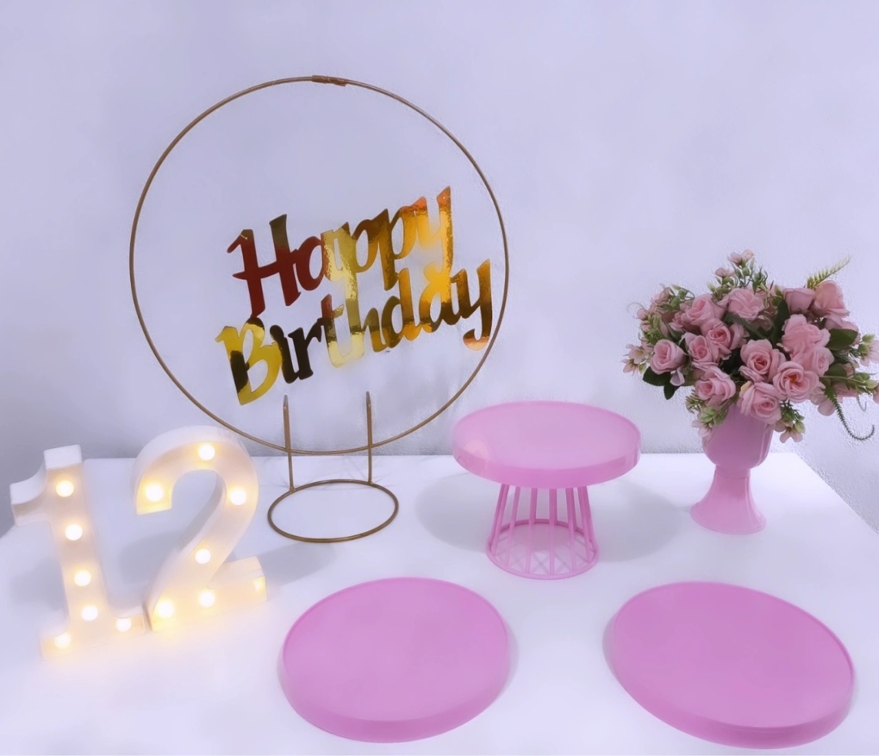 Mini Kit Happy Birthaday  - Painel de Mesa  - Baloesfeitosdesonhos 