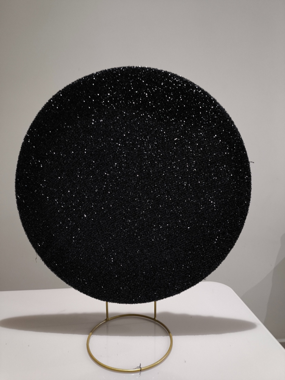 Painel de Mesa 50X50 Preto Com Brilho  - Baloesfeitosdesonhos 