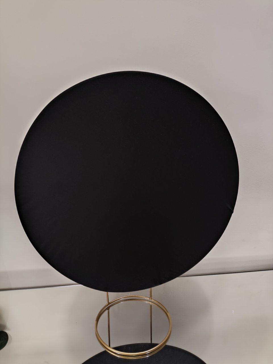 Mini Painel Preto Liso2 50X50 - Baloesfeitosdesonhos 