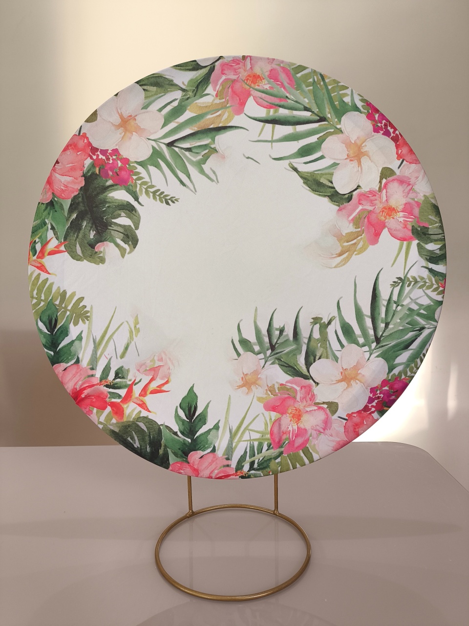 Painel de Mesa 50X50 Floral - Baloesfeitosdesonhos 