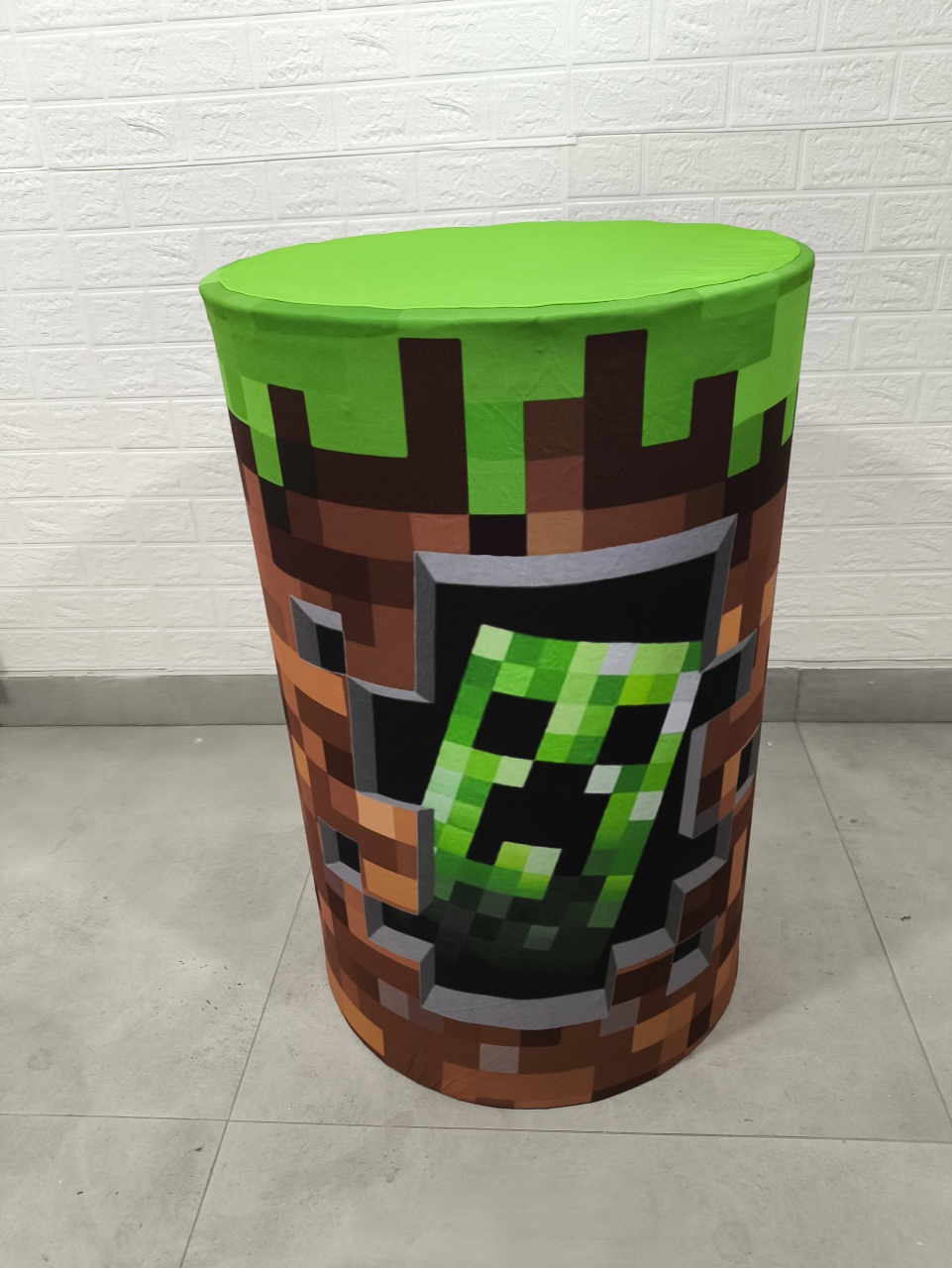 Capa Cilindro G Minecraft - Baloesfeitosdesonhos 