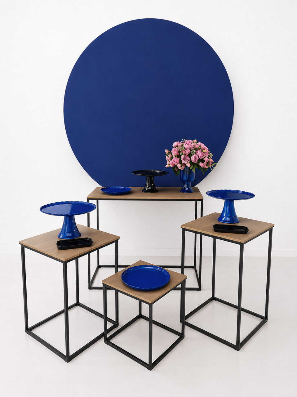 Kit Clasic - Azul E Preto - Baloesfeitosdesonhos 