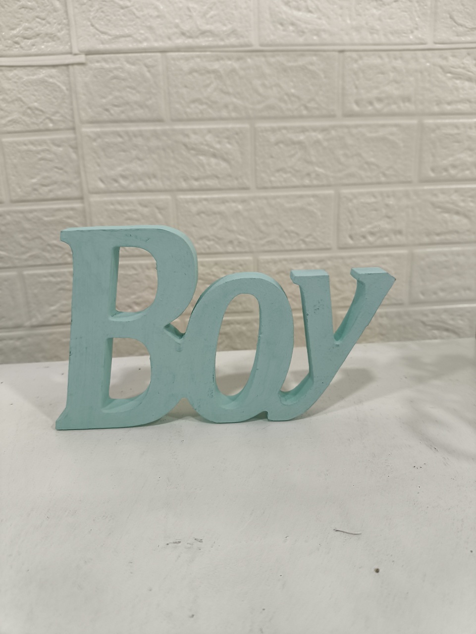Display 3D Boy Verde Água - Baloesfeitosdesonhos 