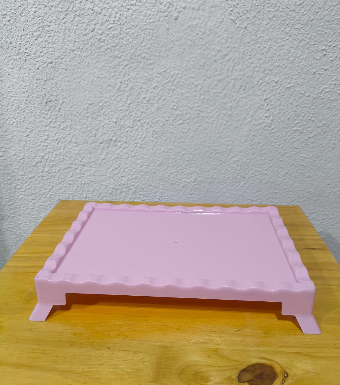 Doceira Retangular Rosa Bebê 30Cm - Baloesfeitosdesonhos 